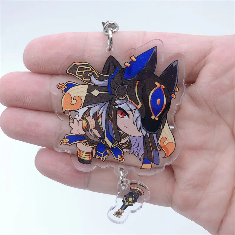 Genshin Impact 'Qiqi' Keyring Acrylic Keychain