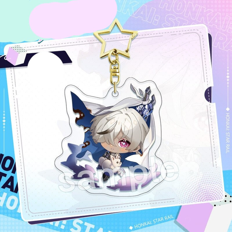 Honkai Star Rail 'Arlan' Acrylic Keychain