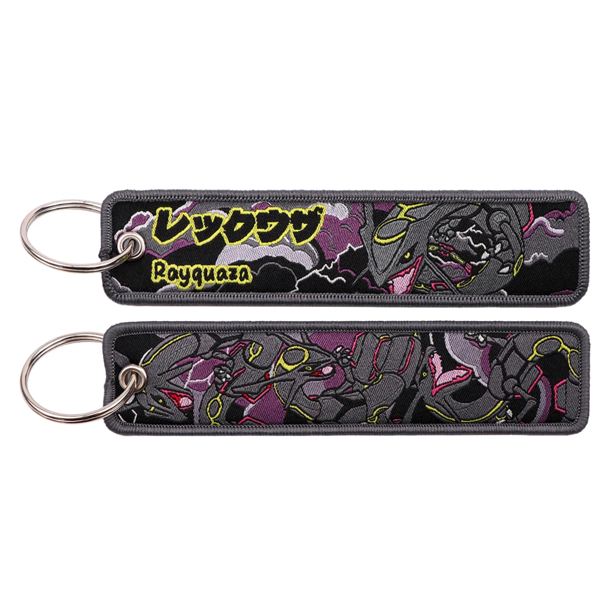 Pokemon 'Kawaii Serpentine Rayquaza' Embroidered Keyring Keychain