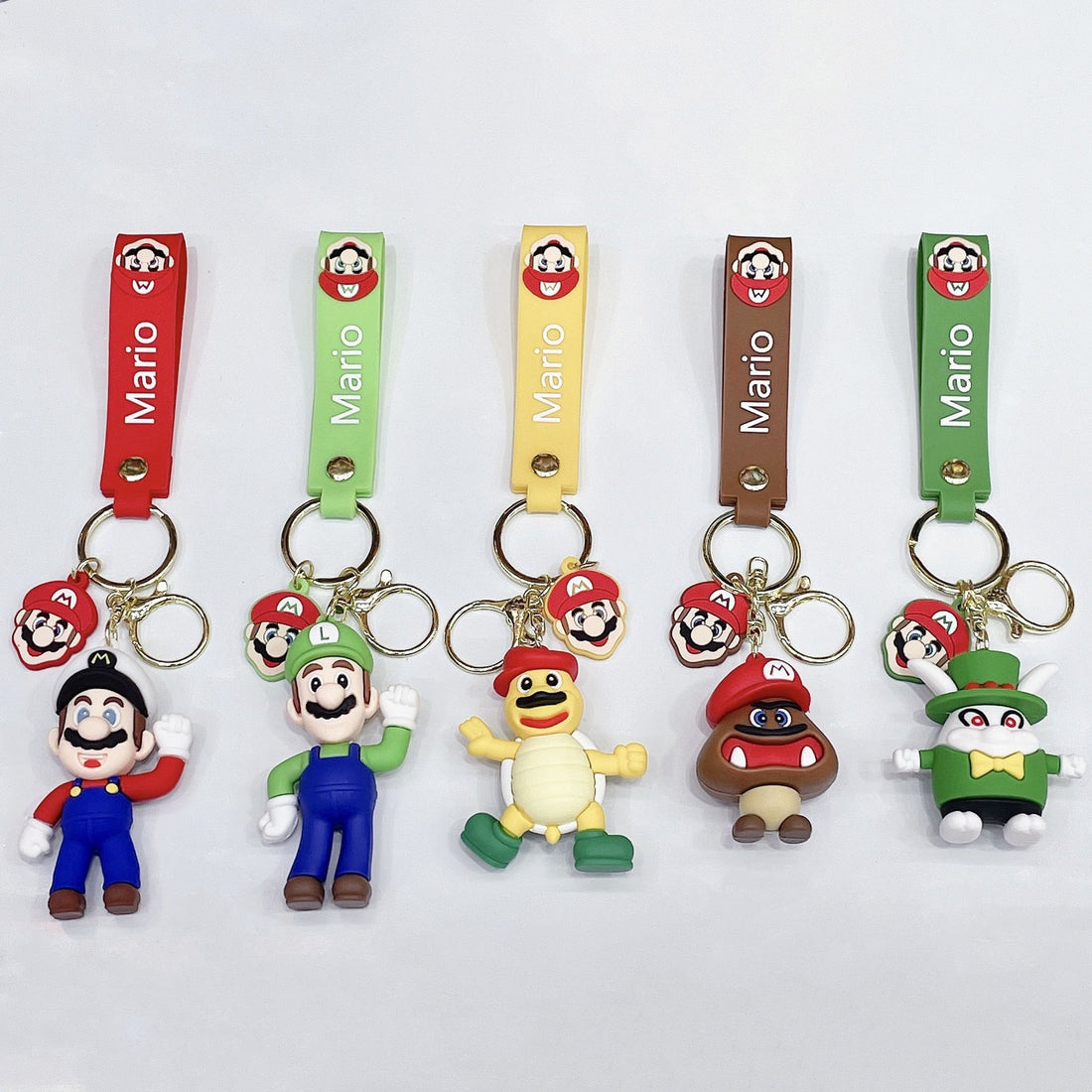 Super Mario 'Mario | White Cap' Keyring Puppet Keychain