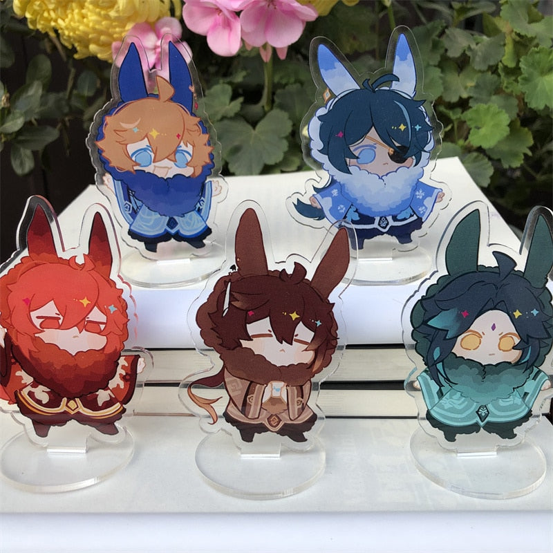 Genshin Impact 'Gorou' Keyring Plastic Keychain