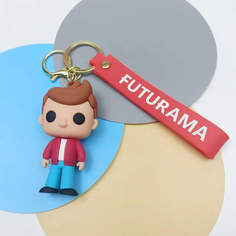 Futurama 'Fry' Keyring Silicone Keychain