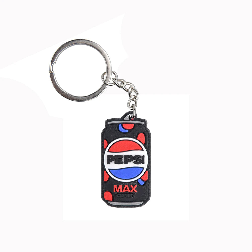 'Pepsi Max Cherry' Keyring Rubber Keychain