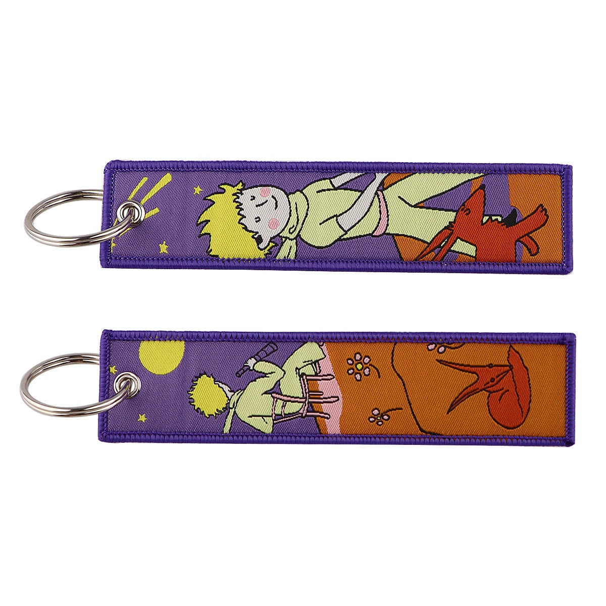 The Little Prince Embroidered Keychain