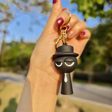 Sprunki 'Black' Keyring Resin Keychain