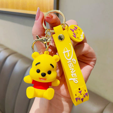 Winnie the Pooh 'Little Pooh' Keyring Silicone Keychain