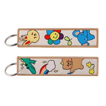 Cute Embroidered Keychain