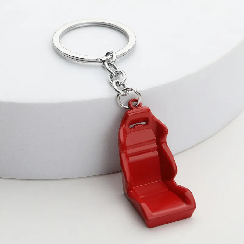 Car '3D Seat' Keyring Metal Keychain