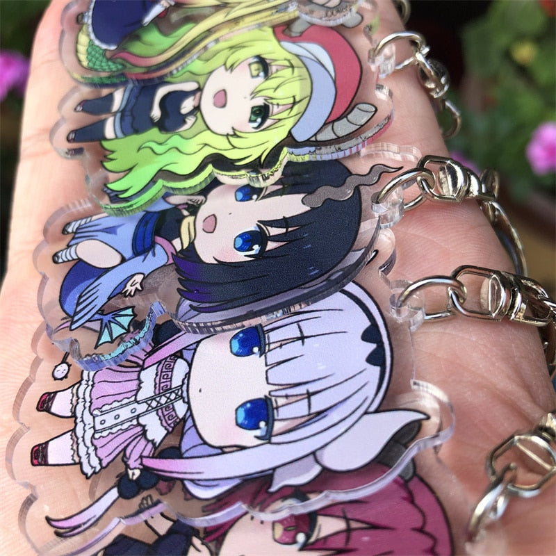 Miss Kobayashi's Dragon Maid 'Ilulu' Keyring Plastic Keychain