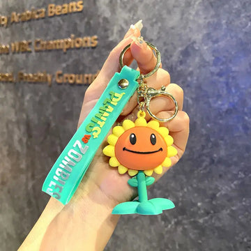 Plants vs. Zombies 'Sunflower' Silicone Keyring Keychain
