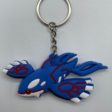 Pokemon 'Kyogre' Keyring Rubber Keychain