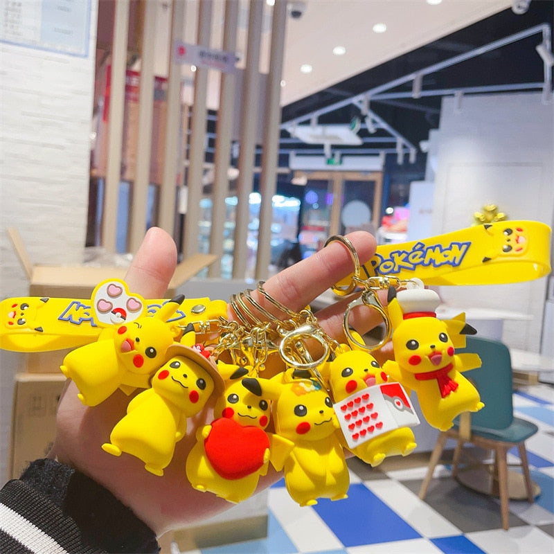 Pokemon 'Pikachu | Heart Book' Keyring PVC Keychain