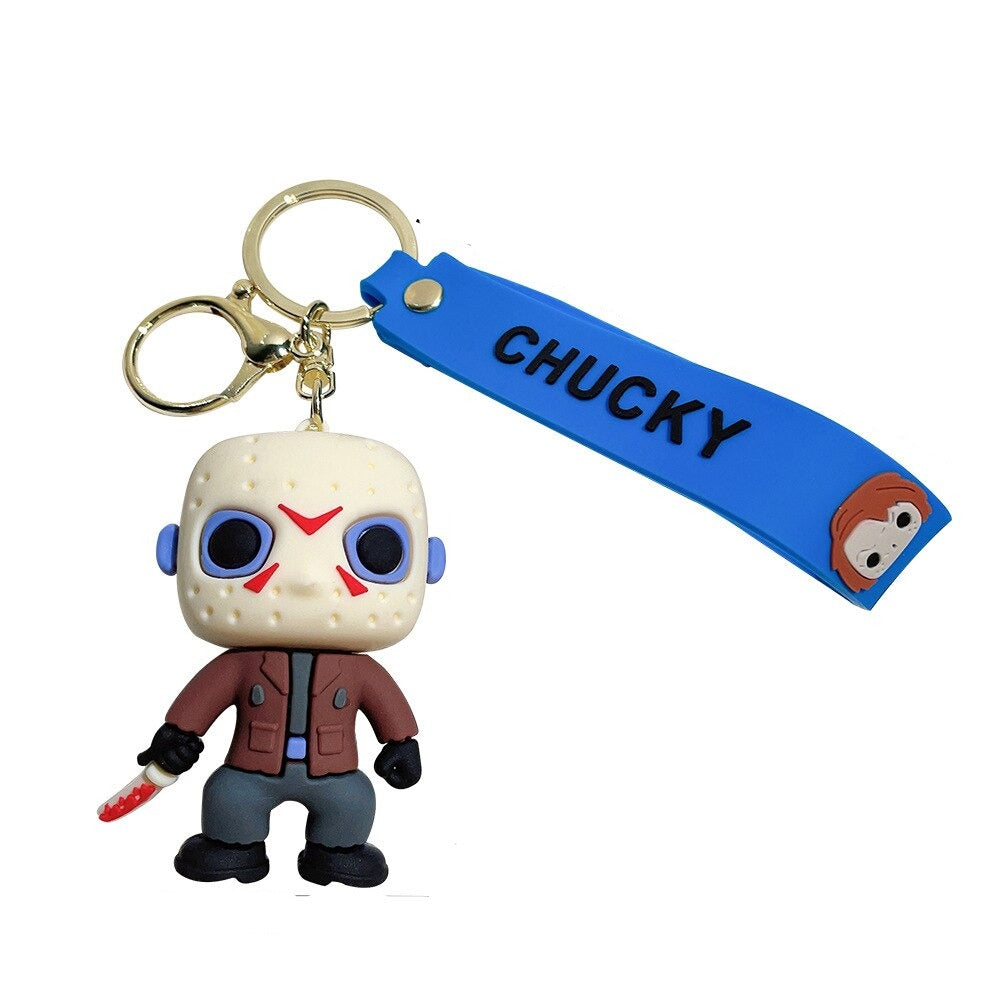 Friday the 13th 'Jason Voorhees' Keyring Silicone Keychain