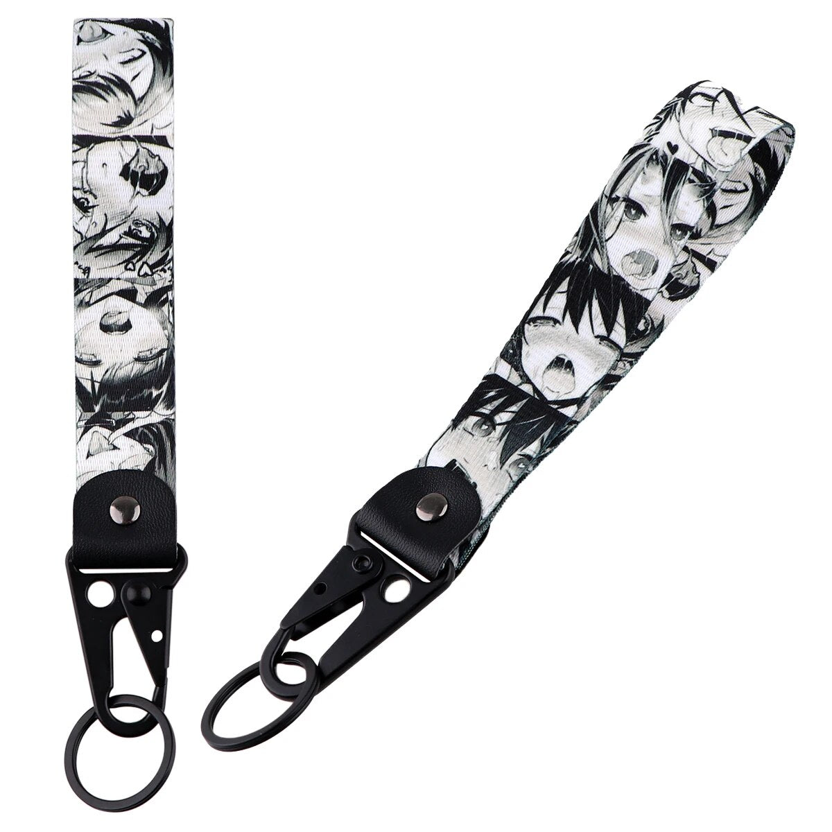Junji Ito 'Tomie' Wrist Lanyard Keychain with Keyring Clip