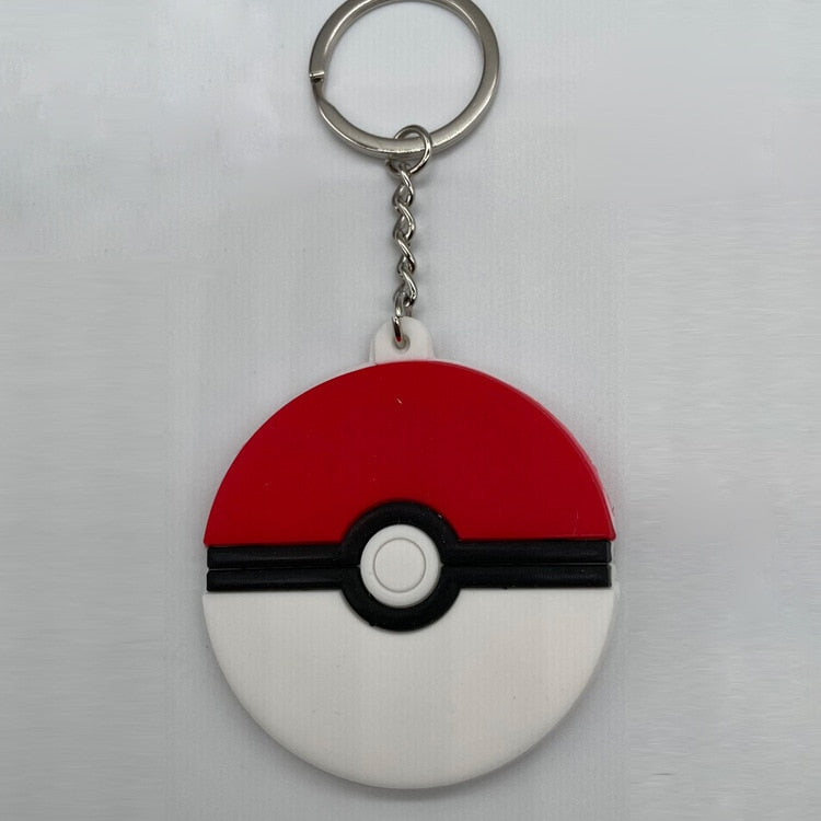 Pokemon 'Pokeball' Keyring Rubber Keychain