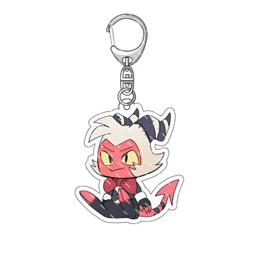 Helluva Boss 'Moxxie' Keyring Plastic Keychain