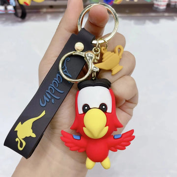 Aladdin 'Iago' Keyring Silicone Keychain
