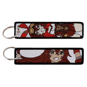 Genshin Impact 'Amber' Embroidered Keychain