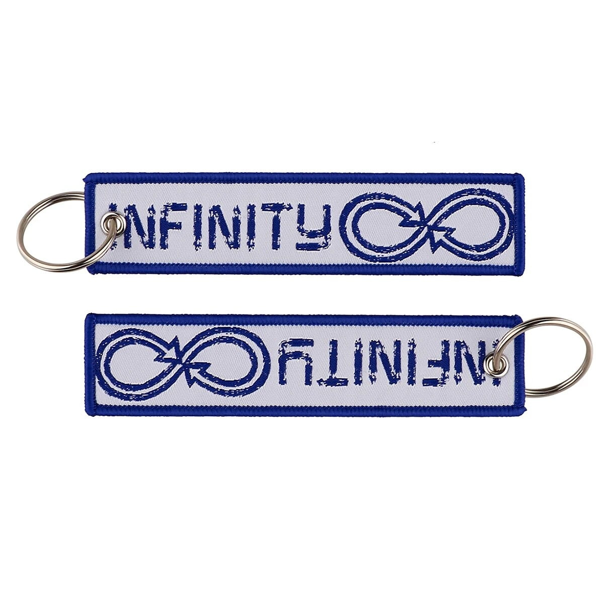 Infinity Embroidered Keychain