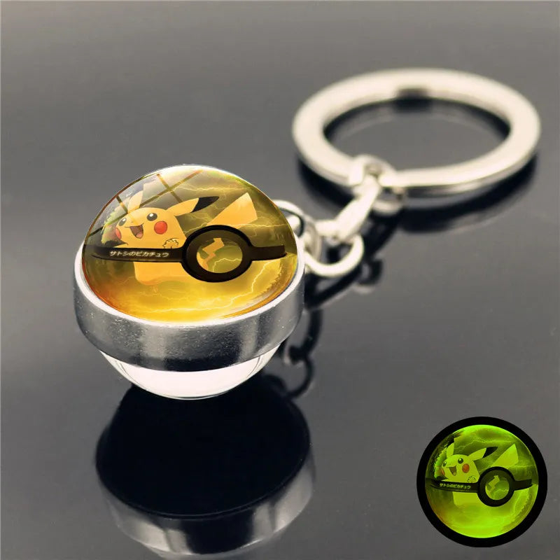 Pokemon 'Pikachu' Keyring Metal Keychain
