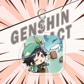 Genshin Impact 'Venti' Keyring Resin Keychain
