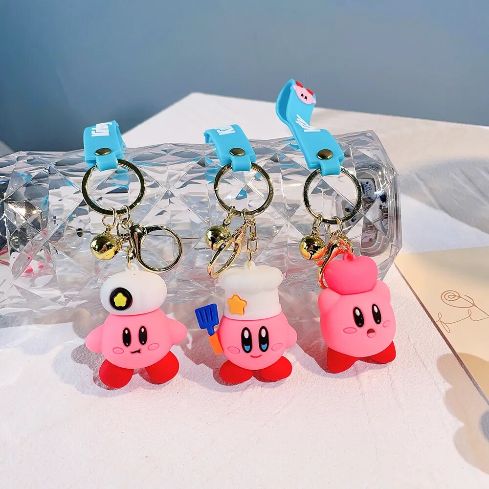 Kirby 'Star Dream' Keyring Silicone Keychain