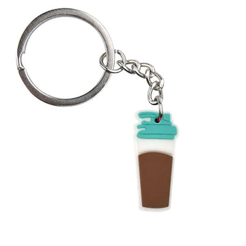 'Gym Protein Shake' Keyring PVC Keychain