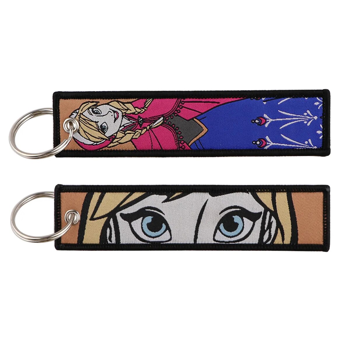 Frozen 'Anna' Embroidered Keychain