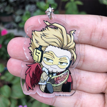 My Hero Academia 'Hawks' Keyring Plastic Keychain