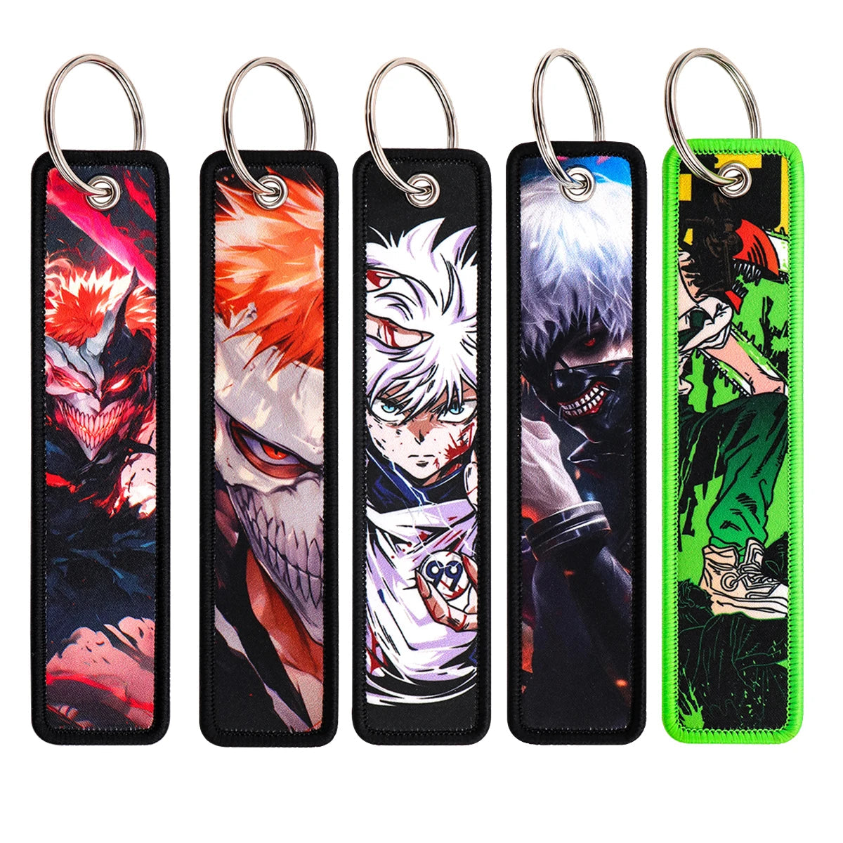 Bleach 'Ichigo' Embroidered Keyring Keychain