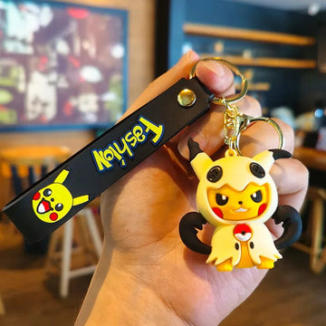 Pokemon 'Pikachu x Mimikyu Cape' PVC Keyring Keychain