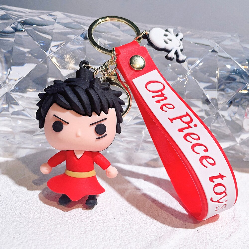 One Piece 'Luffy | Kimono'  Keyring SIlicone Keychain