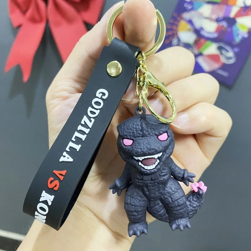 Godzilla vs Kong 'Godzilla' Keyring Rubber Keychain