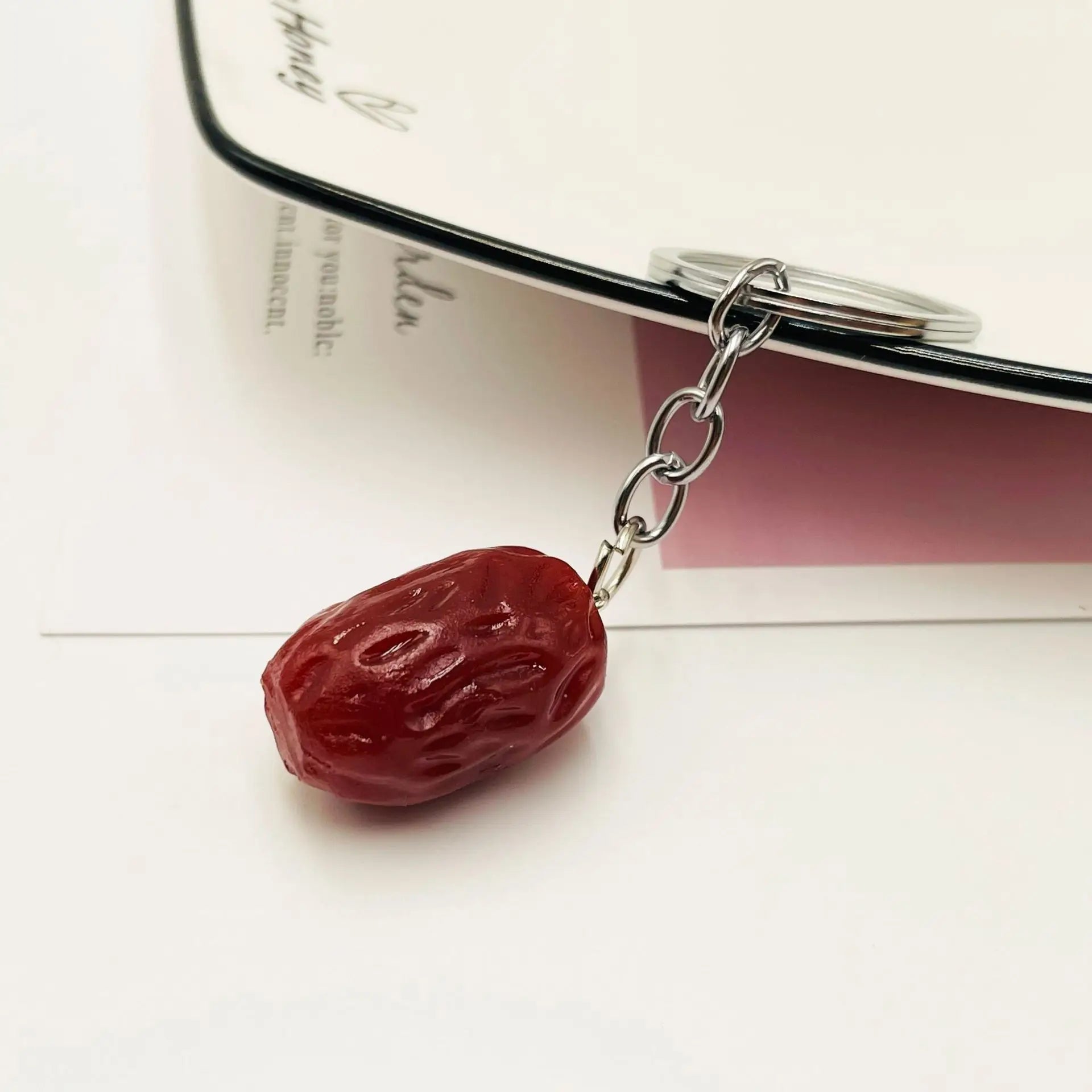 Fruit 'Medjool Dates' Keyring Resin Keychain