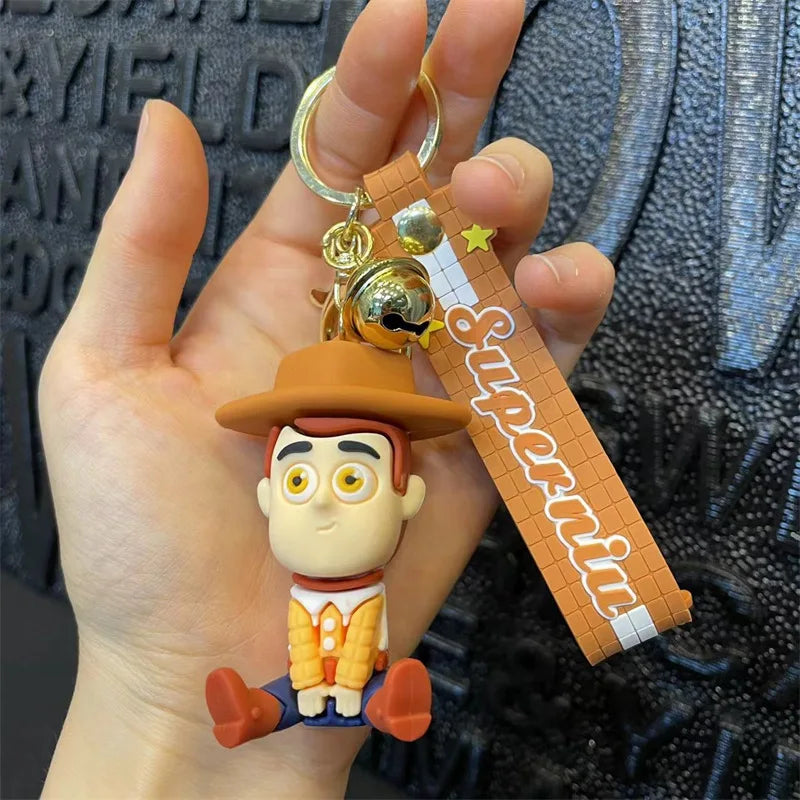 Toy Story 'Woody' Keyring PVC Keychain