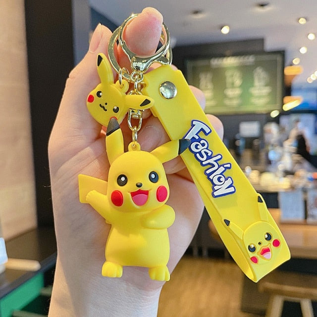 Pokemon 'Simple Pikachu' Keyring PVC Keychain