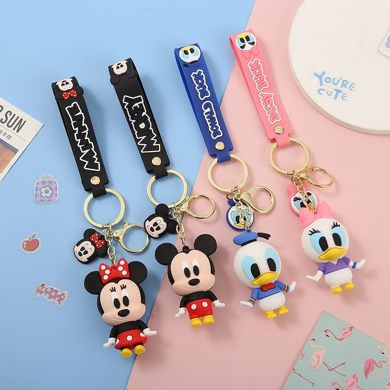 Mickey Mouse Keyring PVC Keychain