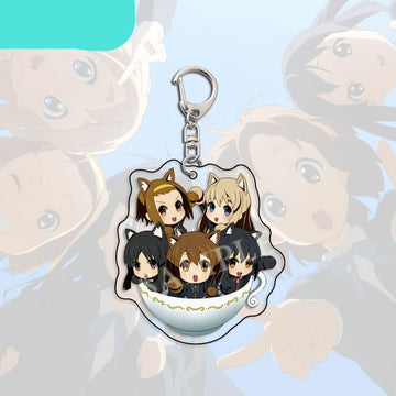 K-ON! 'A Cup of K-ON! | Chibi' Keyring Acrylic Keychain