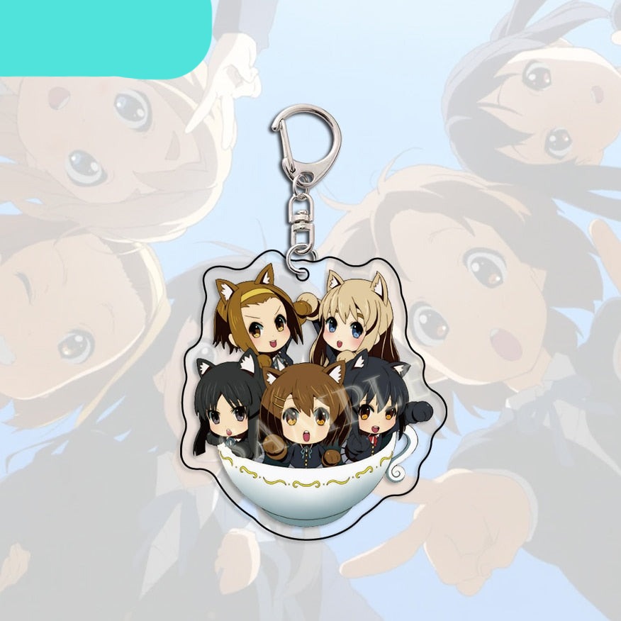 K-ON! 'A Cup of K-ON! | Chibi' Keyring Acrylic Keychain