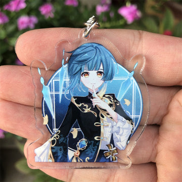 Genshin Impact 'Xingqiu' Keyring Acrylic Keychain