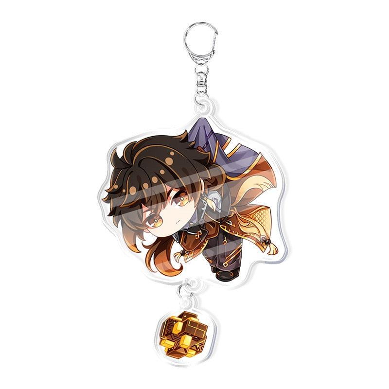 Genshin Impact 'Zhongli' Keyring Acrylic Keychain