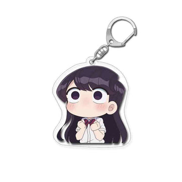 Komi Can't Communicate 'Komi San | Excited ' Keyring Acrylic Keychain