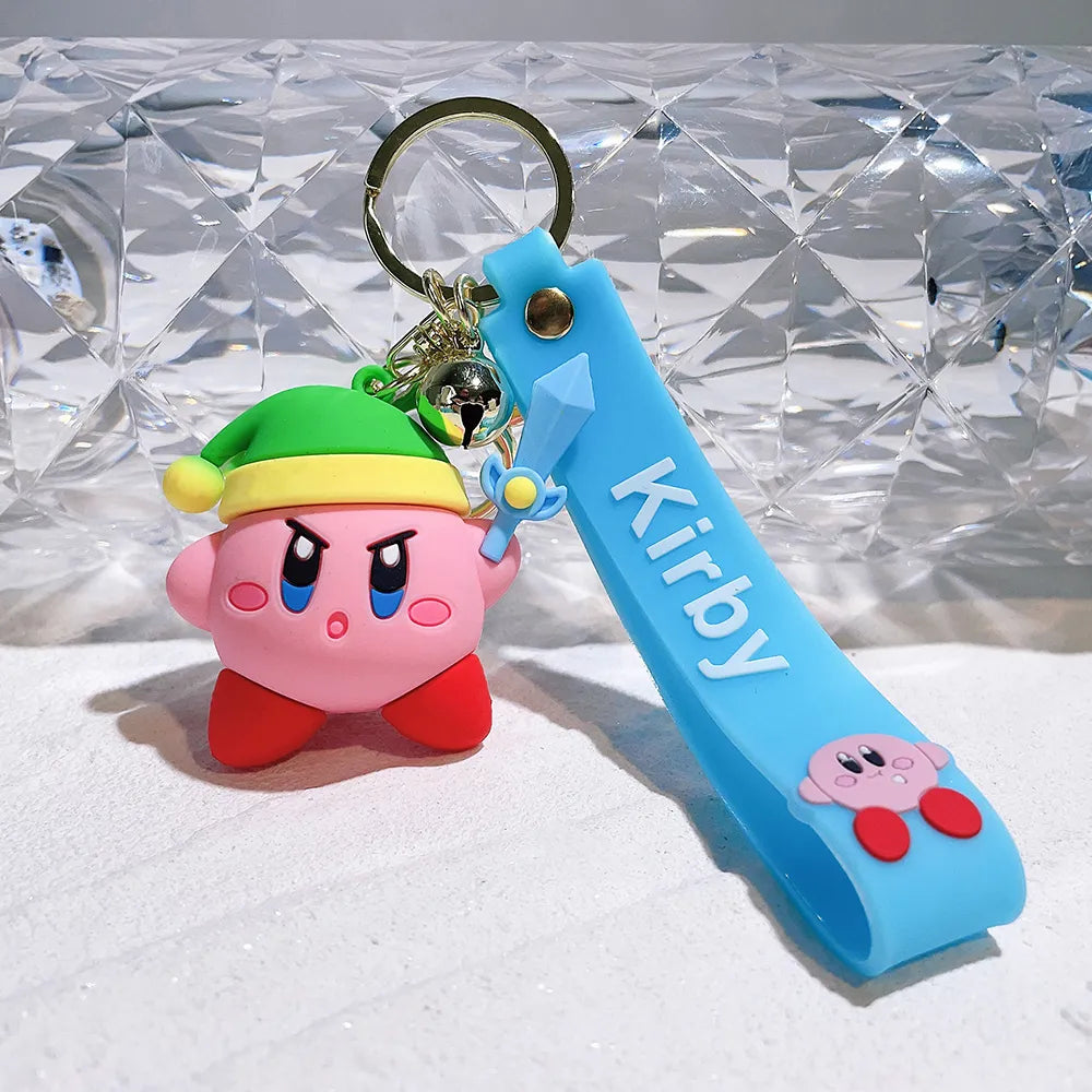 Kirby 'Plush' Keyring Silicone Keychain