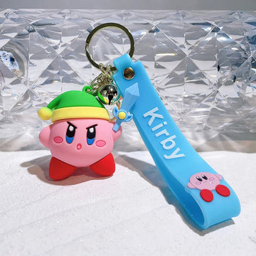 Kirby 'Plush' Keyring Silicone Keychain