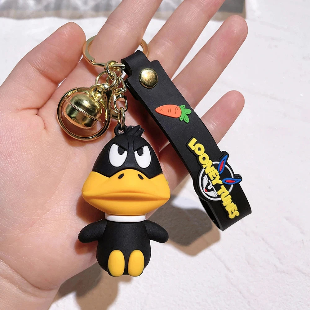 Looney Tunes 'Daffy Duck' Keyring Rubber Keychain