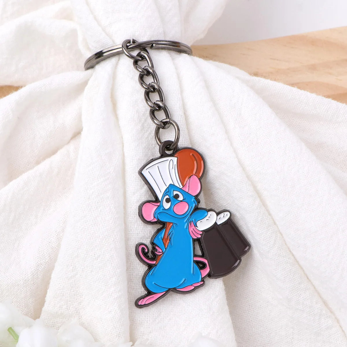 Ratatouille Chef Remy Enamel Keyring Keychain