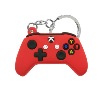 Controller PVC 'Red & Black' Keyring Rubber Keychain