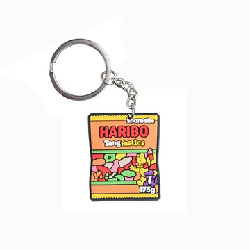 'Haribo Tangfastics' Keyring Rubber Keychain