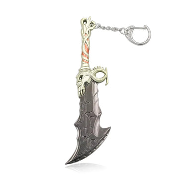 God of War Ragnarok 'Blade of Chaos V' Keyring Metal Keychain