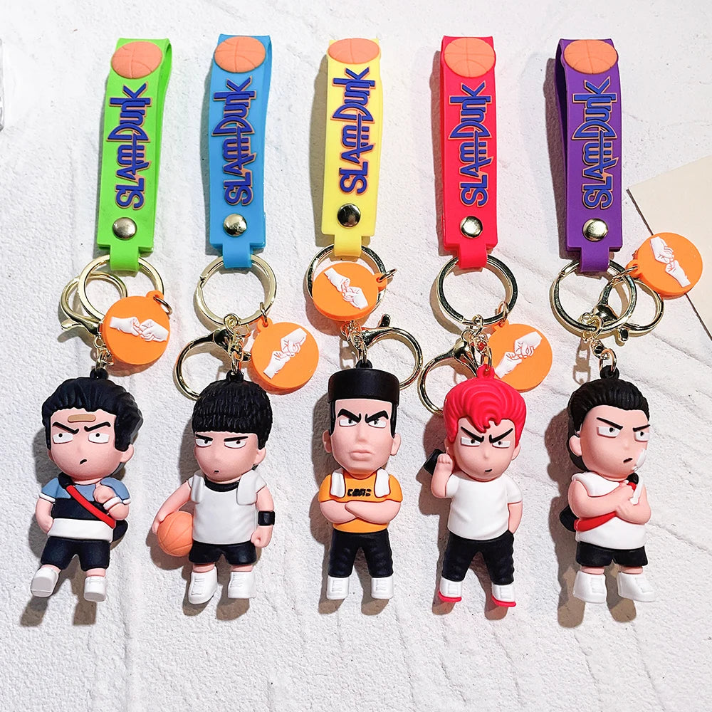 Slam Dunk ‘Hisashi Mitsui | Injured Cheek' Silicone Keyring Keychain